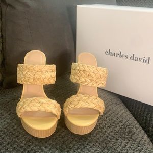 Nude Charles David Wedges